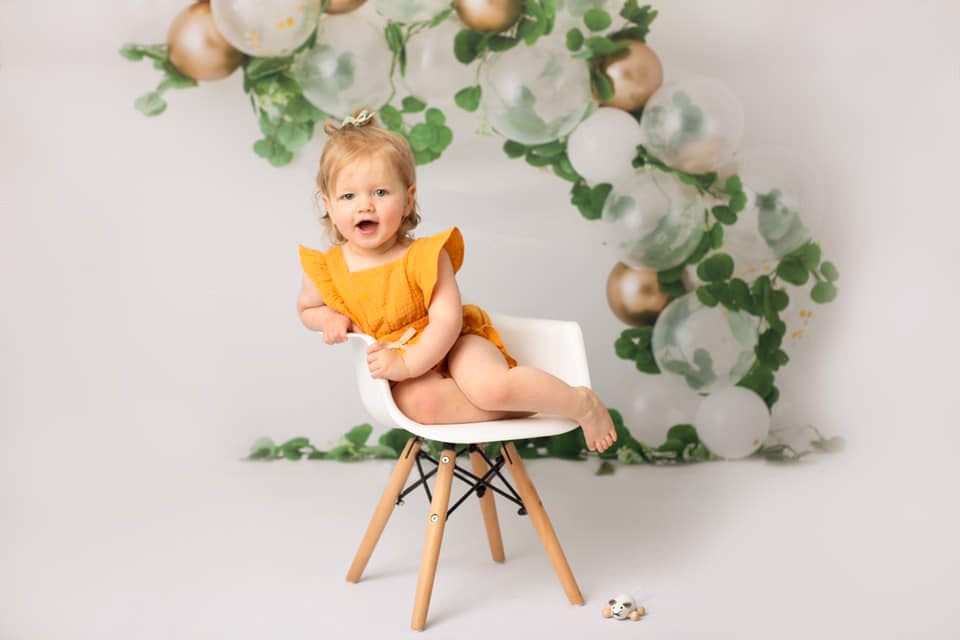 Eucalyptus Arch by Anything Goes Photography sold by Lilly Bear Studio Props, balloon garland - balloons - boho arch