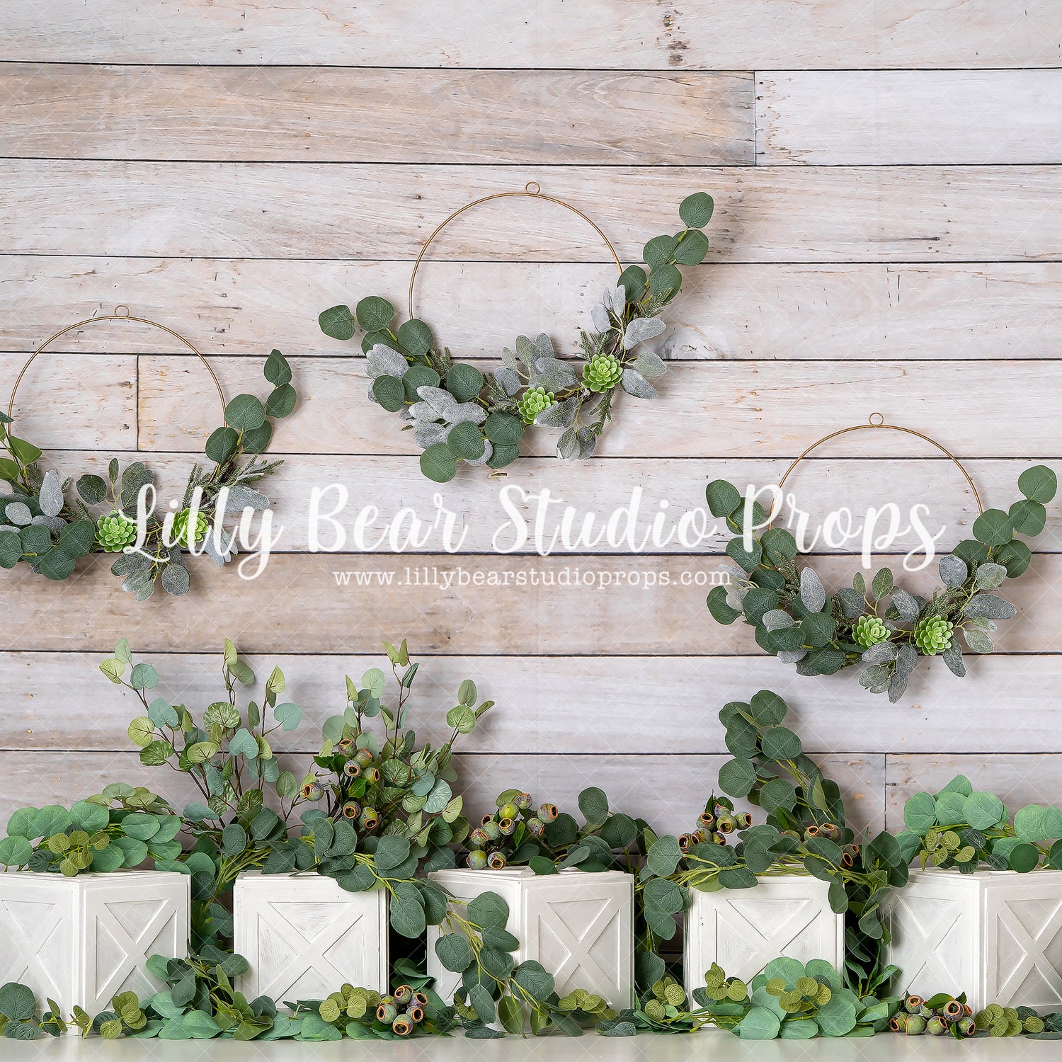 Eucalyptus Garden - Lilly Bear Studio Props, beauty and the beast, fantasy, girls, hand painted