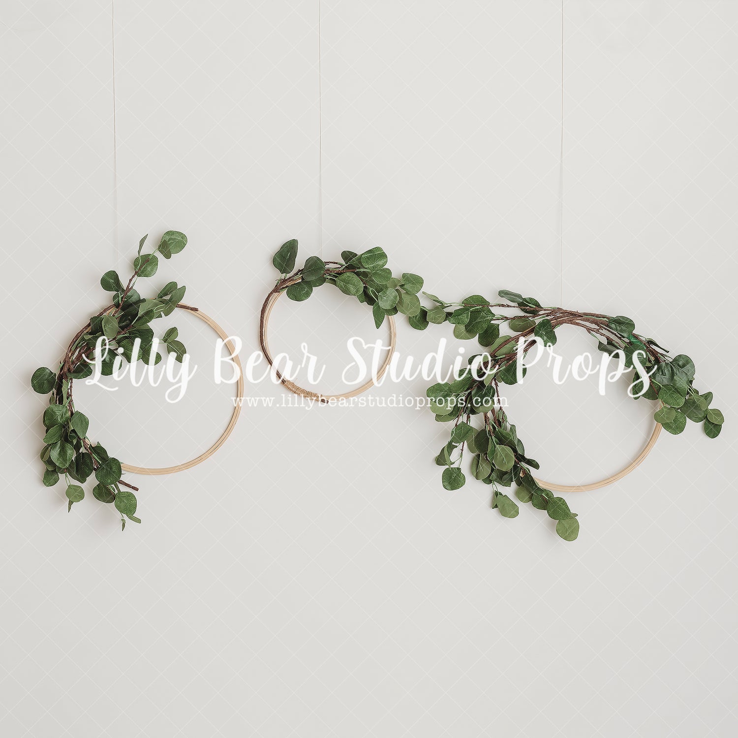 Eucalyptus Rings - Lilly Bear Studio Props, Azure, boho, boho chic, boho rings, chic, eucalyptus, eucalyptus rings, fabric, floral, floral rings, girls, poly, shabby, vinyl