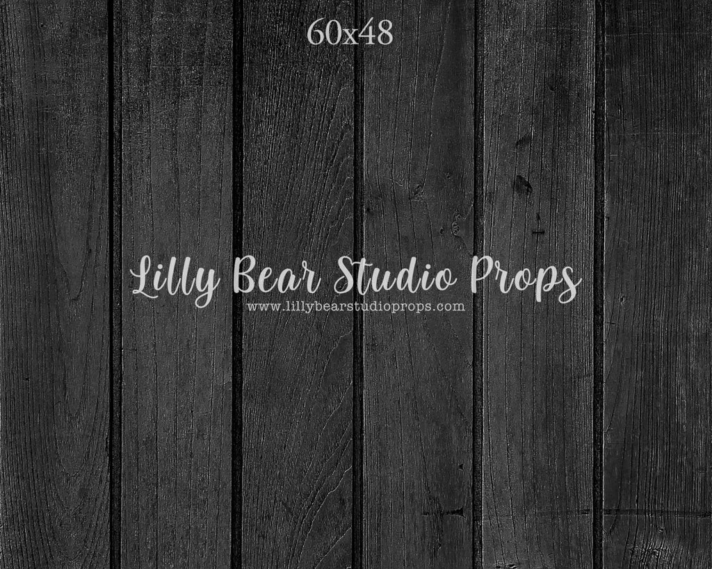 Ezra Vertical Wood Planks LB Pro Floor by Lilly Bear Studio Props sold by Lilly Bear Studio Props, black wood - black w