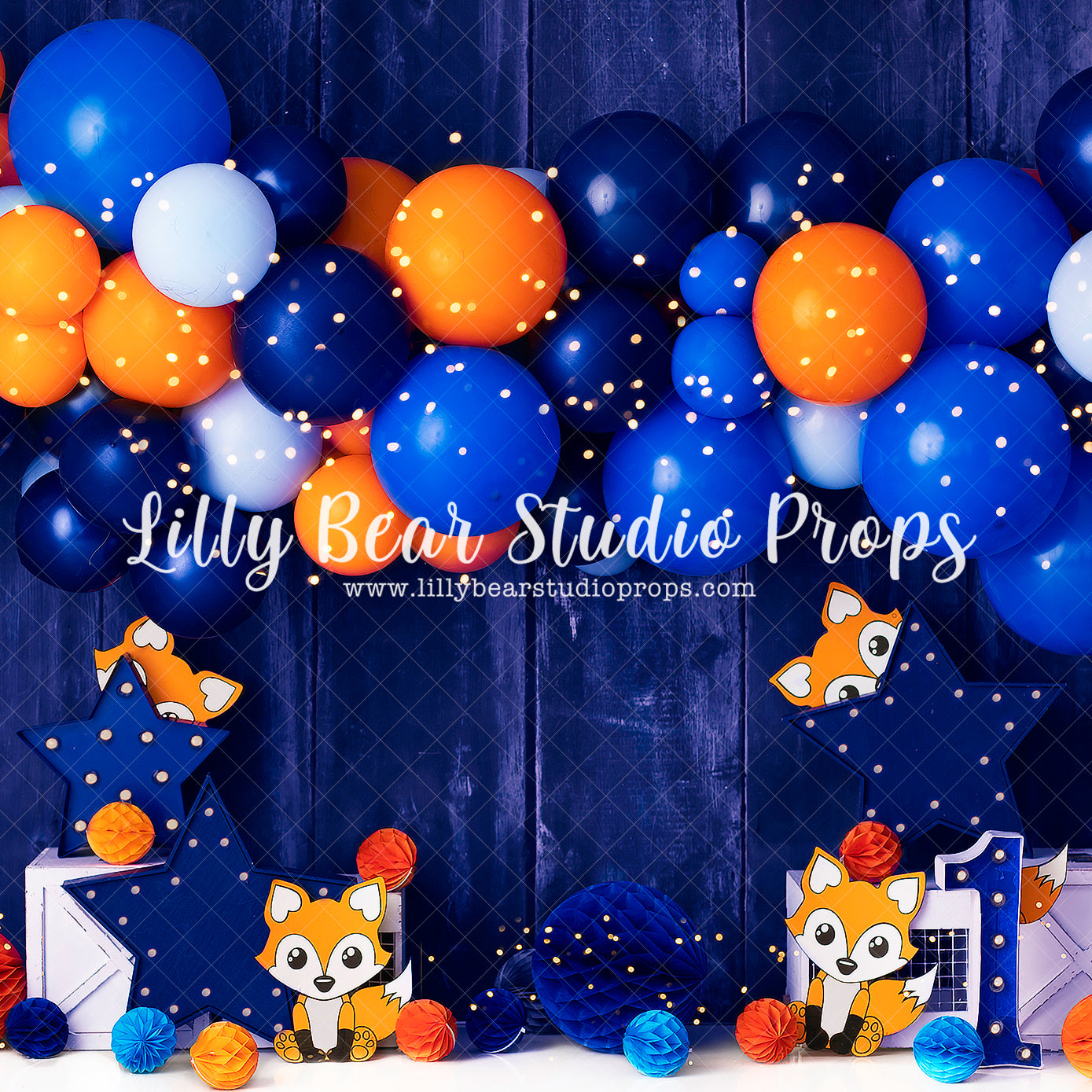 Foxing Around by Brittany Ebany & Co. sold by Lilly Bear Studio Props, balloon - balloon arch - balloon garland - ballo