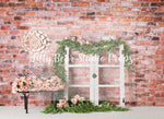 Fresh Cut Roses - Lilly Bear Studio Props, barn door, bird, birds, blush roses, FABRICS, flower garden, flower window, little flower shop, spring, spring garden