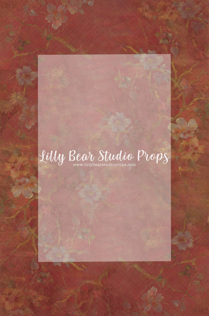 Faded Floral - Lilly Bear Studio Props, fine art, floral, girls, hand painted