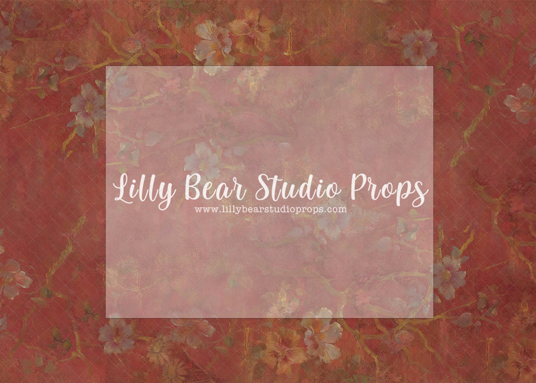 Faded Floral - Lilly Bear Studio Props, fine art, floral, girls, hand painted