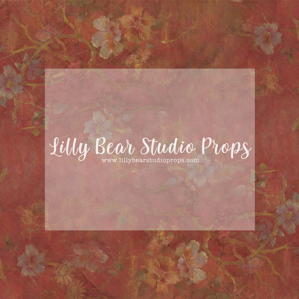 Faded Floral - Lilly Bear Studio Props, fine art, floral, girls, hand painted
