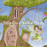 Swinging with Fairy - Lilly Bear Studio Props, fairy, fairy cottage, fairy dust, fairy garden, fairy light, fairy princess, fairy tale, fairy tale clothing, fairyland, fairytale
