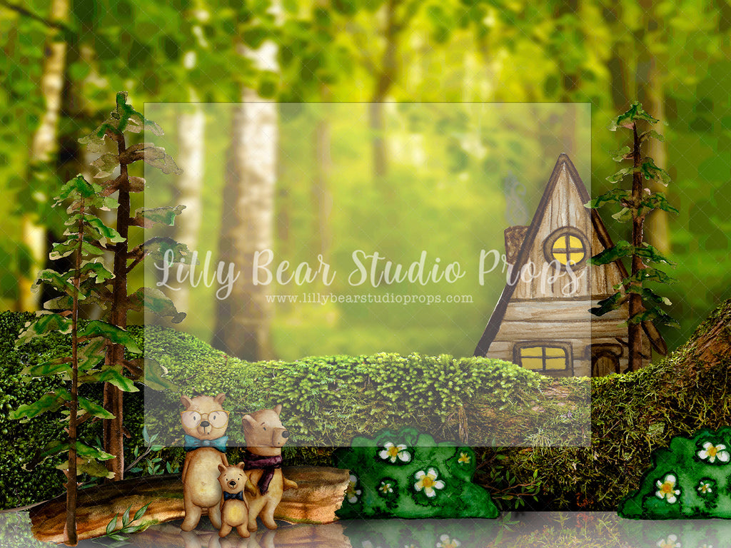 Fairytale Forest 3 - Lilly Bear Studio Props, bears, Fabric, FABRICS, forest, forest animals, forest friends, spring woodland, teddy bears, woodland, woodland animals, woodland creatures, woodland forest, woodland friends