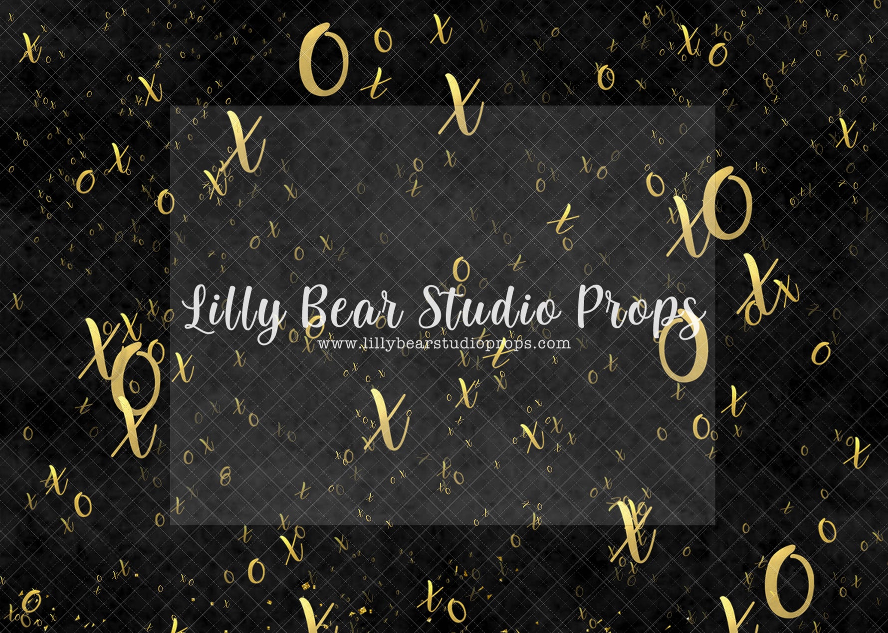 Falling Xs and Os - Lilly Bear Studio Props, Fabric, FABRICS, gold and black, spring, valentine, valentine backdrop, valentine letter, valentines, valentines day, valentines kisses, x's and o's, xoxo
