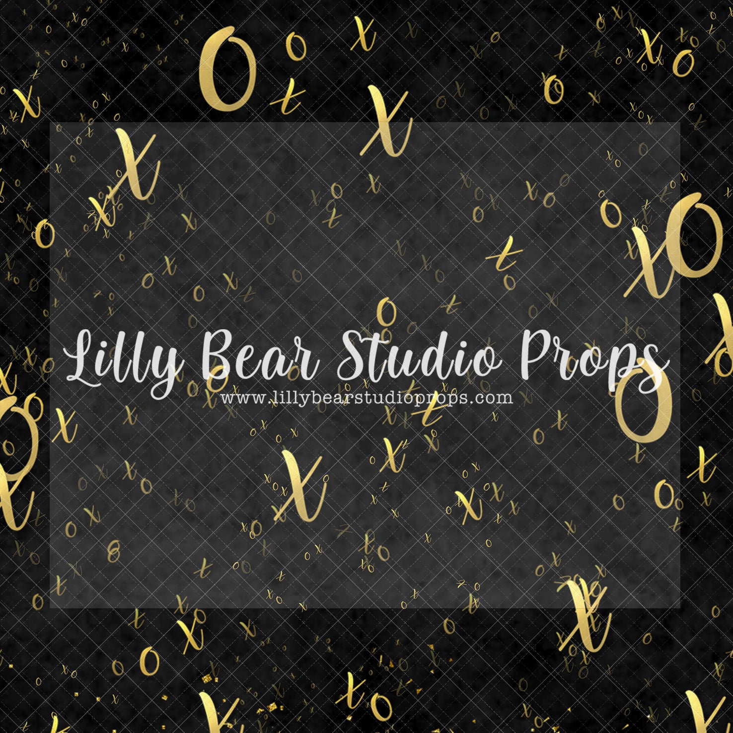 Falling Xs and Os - Lilly Bear Studio Props, Fabric, FABRICS, gold and black, spring, valentine, valentine backdrop, valentine letter, valentines, valentines day, valentines kisses, x's and o's, xoxo