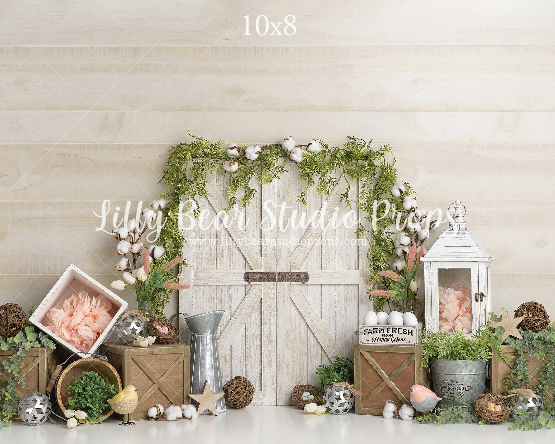 Farm Fresh by Sweet Memories Photos By Carolyn sold by Lilly Bear Studio Props, birds - birthday - bunny - cake smash