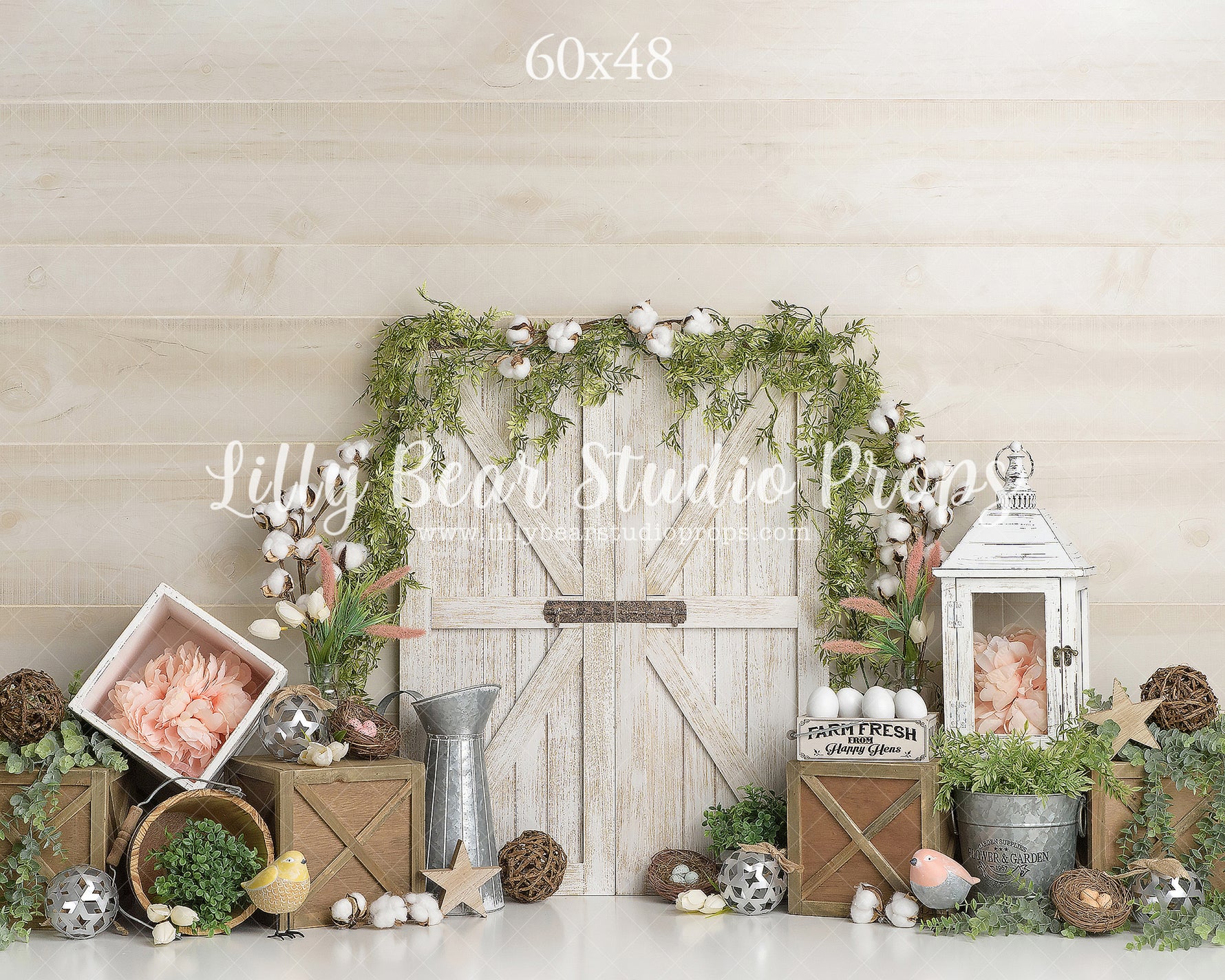 Farm Fresh by Sweet Memories Photos By Carolyn sold by Lilly Bear Studio Props, birds - birthday - bunny - cake smash