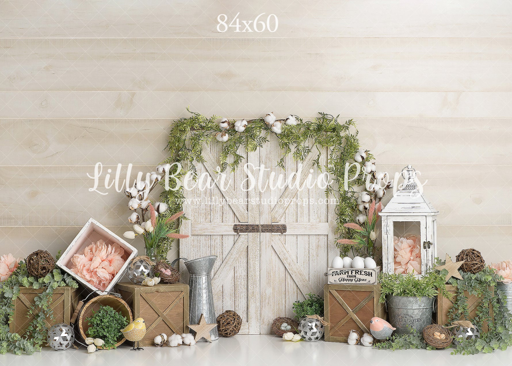 Farm Fresh by Sweet Memories Photos By Carolyn sold by Lilly Bear Studio Props, birds - birthday - bunny - cake smash
