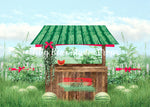 Farmers Market Watermelons - Lilly Bear Studio Props, cherry blossoms, daisies, Fabric, FABRICS, floral bed, flowers, One in a Melon, sunshine, watermelon, watermelon farm, watermelon seeds, watermelon slices, watermelon stand, watermelon stripes, watermelon sugar high, watermelons, you are my sunshine