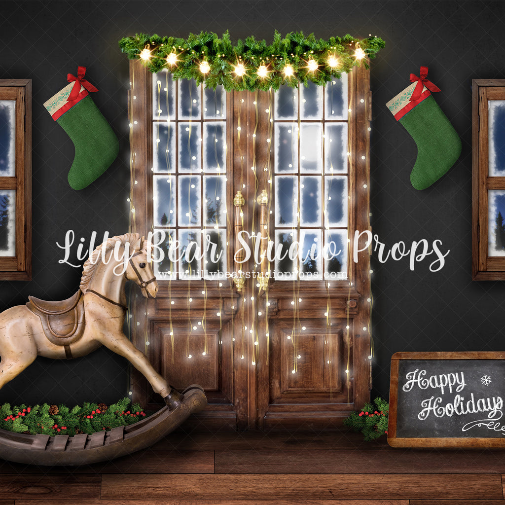 Fireside Christmas Entry by Jessica Ruth Photography sold by Lilly Bear Studio Props, believe - candles - chrismas ligh