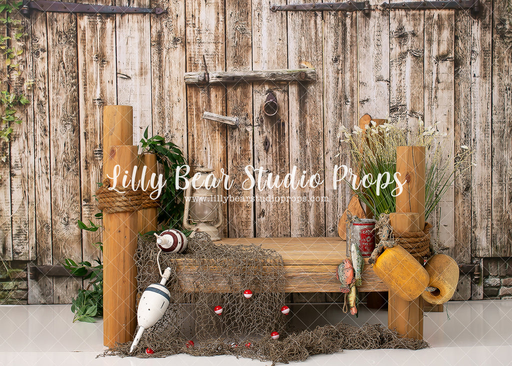 Fishing Dock by Karissa Knowles Photography sold by Lilly Bear Studio Props, autumn - autumn colors - autumn colours