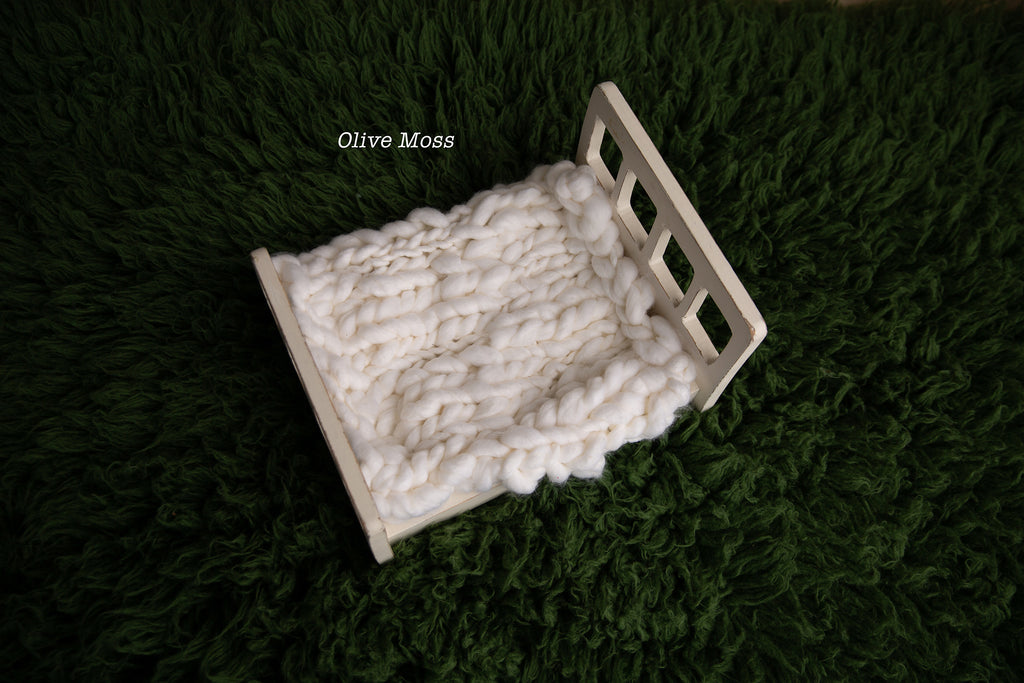 OLIVE MOSS Premium Wool Flokati by Lilly Bear Studio Props sold by Lilly Bear Studio Props, Canadian Flokati - Flokati