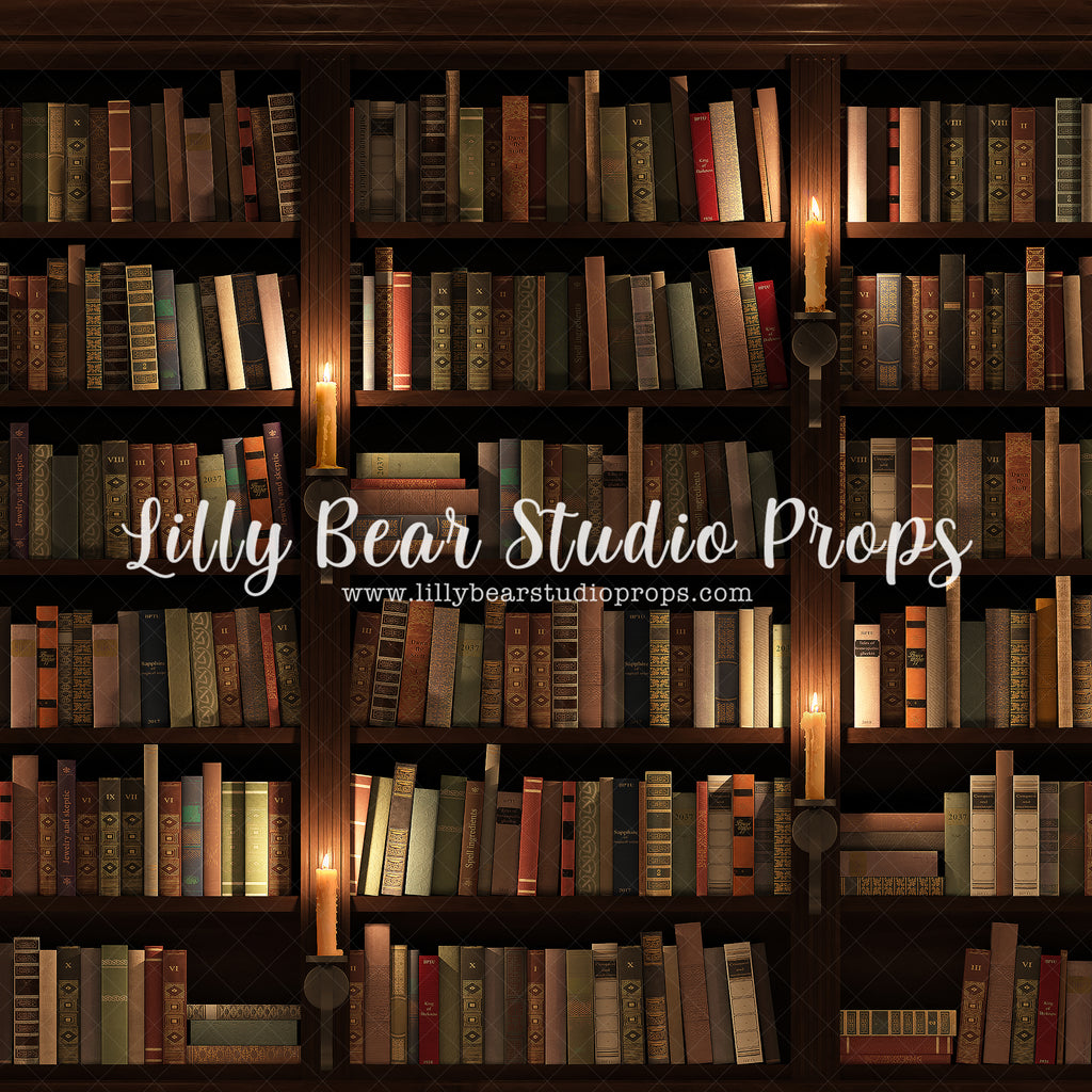 Floating Candles by Lilly Bear Studio Props sold by Lilly Bear Studio Props, books - bookshelf - candles - colours - FA