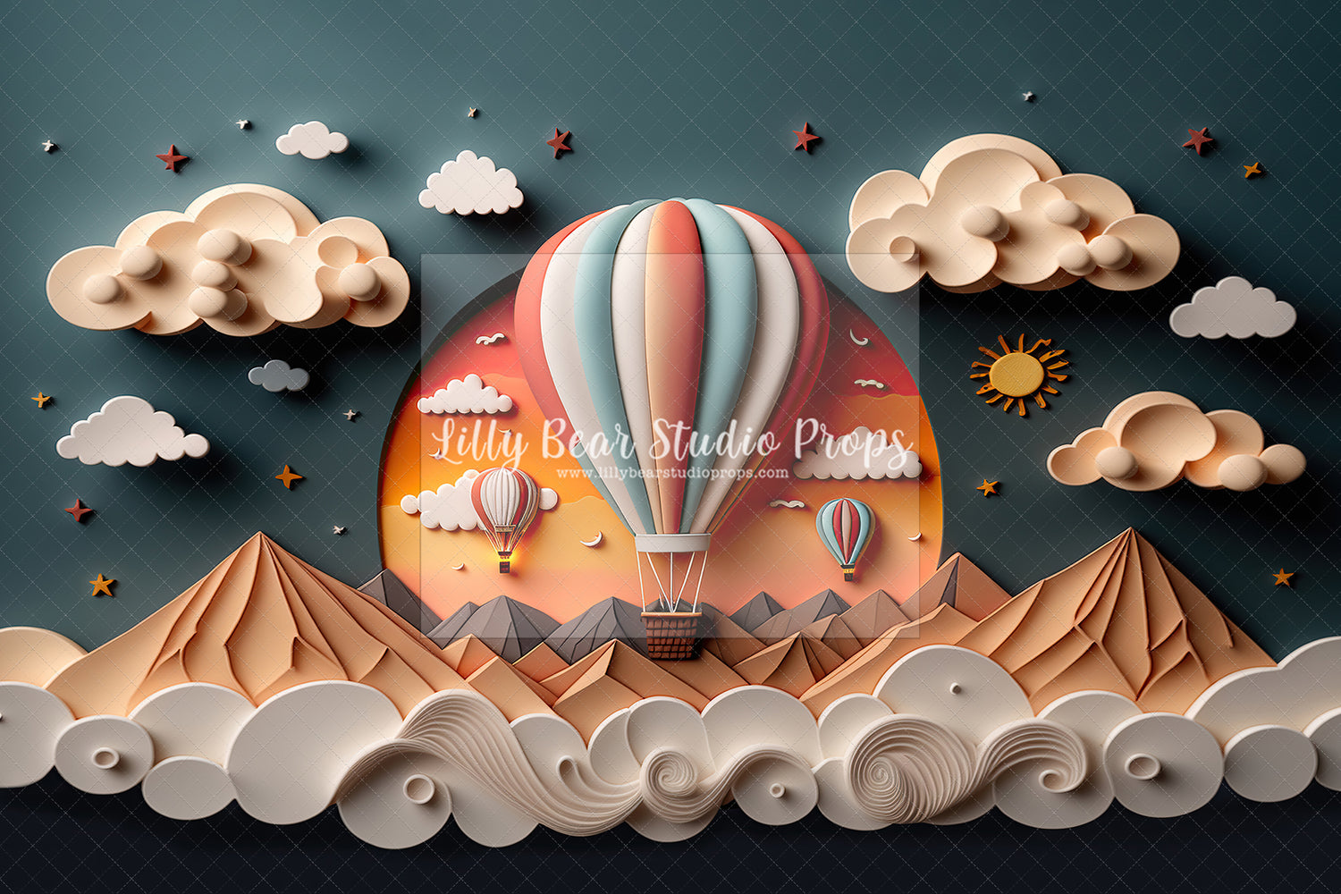 Floating Through Sunset Skies - Sweep Option