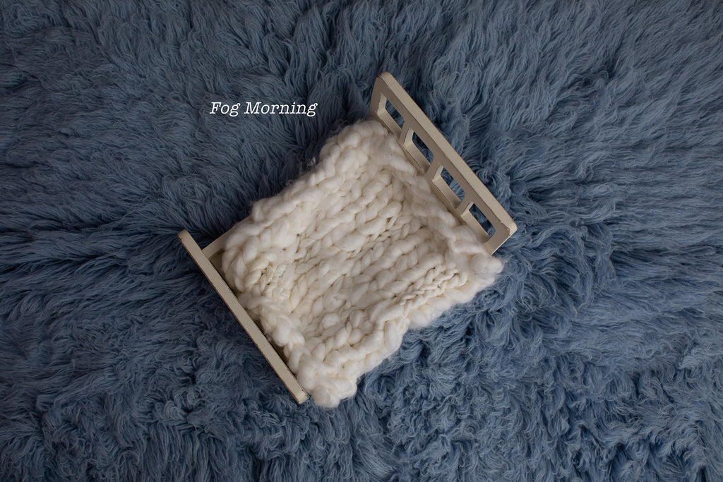 FOG MORNING Premium Wool Flokati (RTS) by Lilly Bear Studio Props sold by Lilly Bear Studio Props, Flokati - Presale De