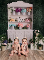 Floral Hutch by Meagan Paige Photography sold by Lilly Bear Studio Props, FABRICS - floral - flowers - garden - hutch