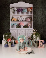 Floral Hutch by Meagan Paige Photography sold by Lilly Bear Studio Props, FABRICS - floral - flowers - garden - hutch