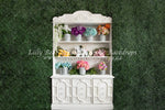 Floral Hutch by Meagan Paige Photography sold by Lilly Bear Studio Props, FABRICS - floral - flowers - garden - hutch