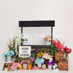 Flower Market by Meagan Paige Photography sold by Lilly Bear Studio Props, FABRICS - floral - flower market - garden