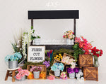 Flower Market by Meagan Paige Photography sold by Lilly Bear Studio Props, FABRICS - floral - flower market - garden