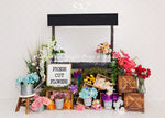 Flower Market by Meagan Paige Photography sold by Lilly Bear Studio Props, FABRICS - floral - flower market - garden