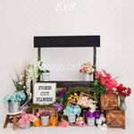 Flower Market by Meagan Paige Photography sold by Lilly Bear Studio Props, FABRICS - floral - flower market - garden