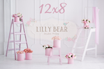 Flowers and Ladders by Lilly Bear Studio Props sold by Lilly Bear Studio Props, FABRICS - floral - flowers - ladder - p