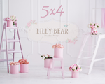 Flowers and Ladders by Lilly Bear Studio Props sold by Lilly Bear Studio Props, FABRICS - floral - flowers - ladder - p