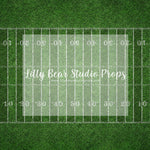 Football Field - Lilly Bear Studio Props, boy sports, football, football field, kick ball, sport birthday, sport field, sports, sports field, sports game, sports party, sports team, sports theme, super bowl, Wrinkle Free Fabric