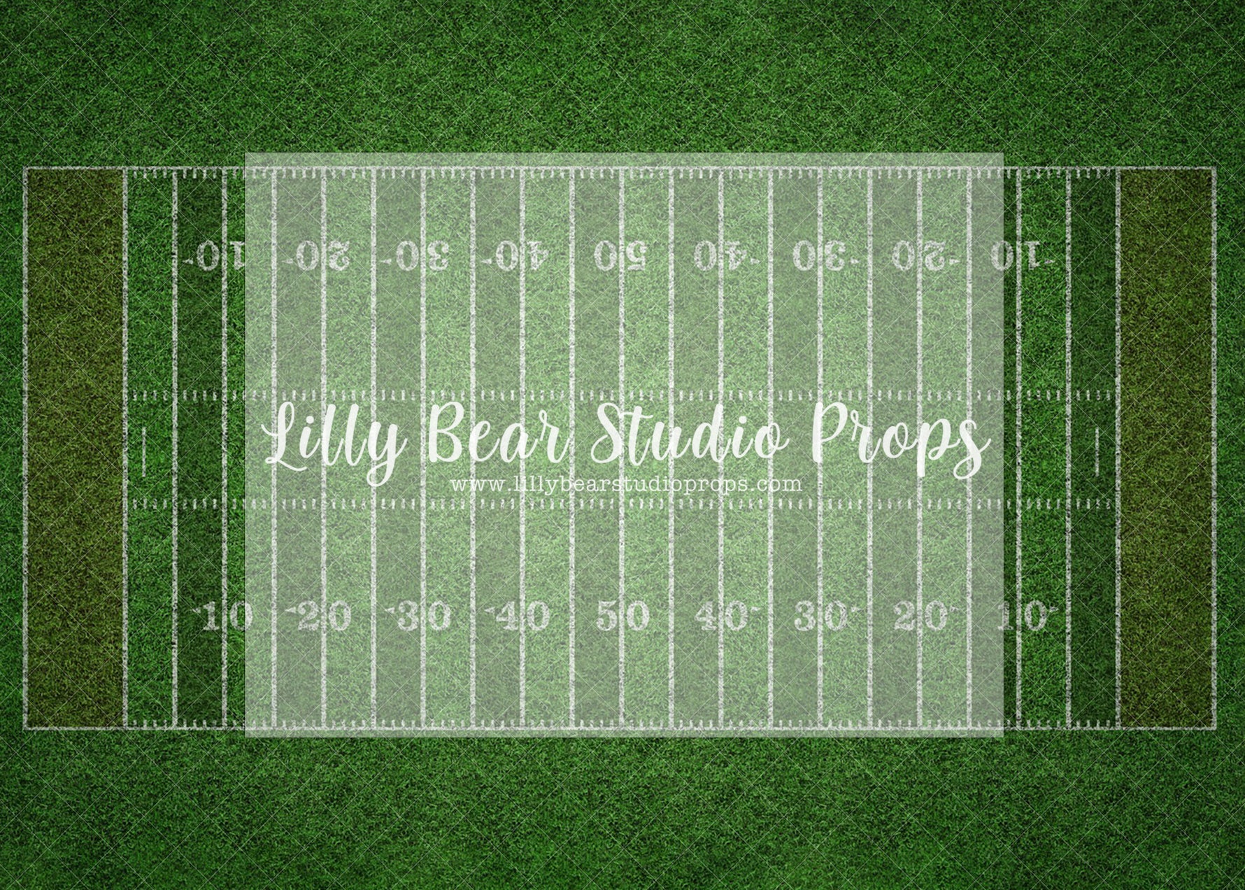Football Field - Lilly Bear Studio Props, boy sports, football, football field, kick ball, sport birthday, sport field, sports, sports field, sports game, sports party, sports team, sports theme, super bowl, Wrinkle Free Fabric