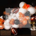 Football Huddle - Lilly Bear Studio Props, football, football field, football field grass, football grass, football player, footballs, score, scoreboard
