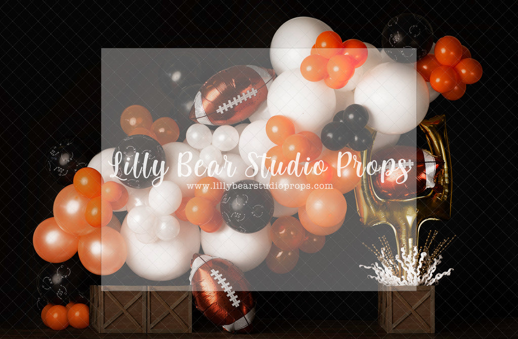 Football Huddle - Lilly Bear Studio Props, football, football field, football field grass, football grass, football player, footballs, score, scoreboard