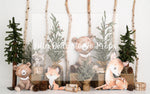 Forest Creatures - Lilly Bear Studio Props, bloom, floral, flower, flowers, flowers vines, green, ladder, large flowers, spring, spring floral, spring flowers, spring ladder, springtime