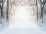 Forest in Winter's White - Lilly Bear Studio Props, christmas, Cozy, Decorated, Festive, Giving, Holiday, Holy, Hopeful, Joyful, Merry, Peaceful, Peacful, Red & Green, Seasonal, Winter, Xmas, Yuletide