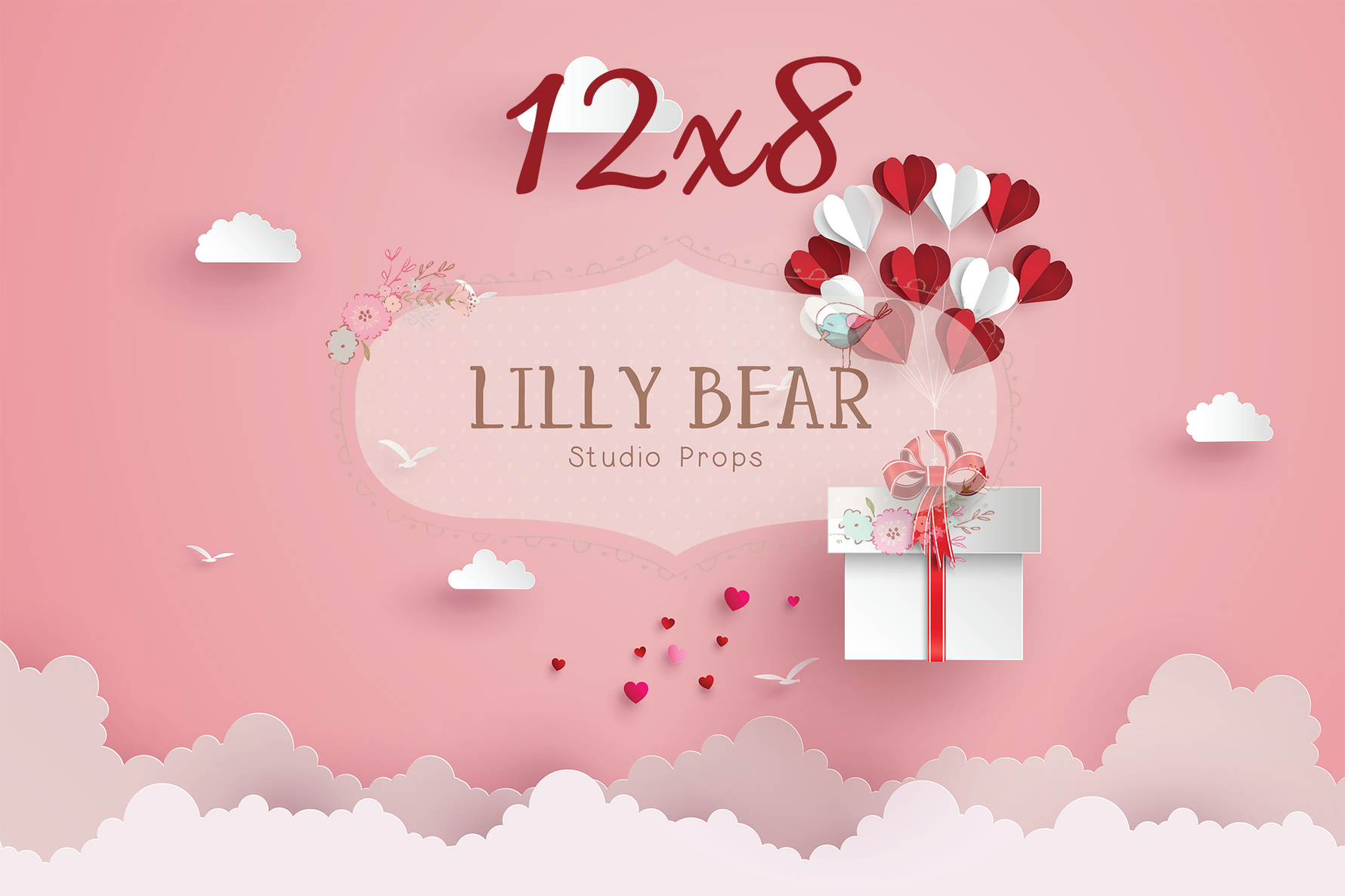 Forever Yours by Lilly Bear Studio Props sold by Lilly Bear Studio Props, FABRICS - gifts - girl - hearts - love - vale