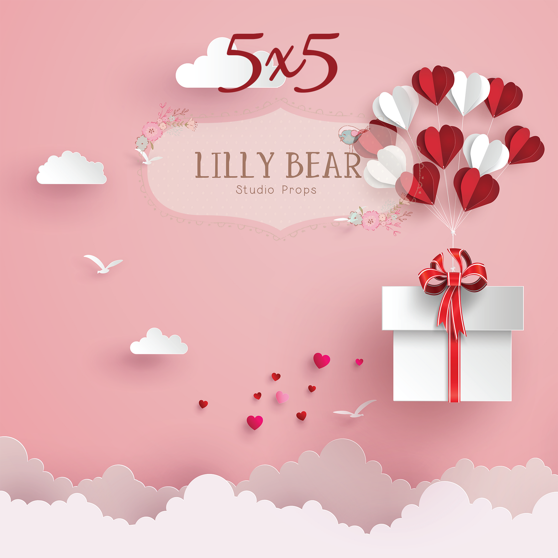 Forever Yours by Lilly Bear Studio Props sold by Lilly Bear Studio Props, FABRICS - gifts - girl - hearts - love - vale