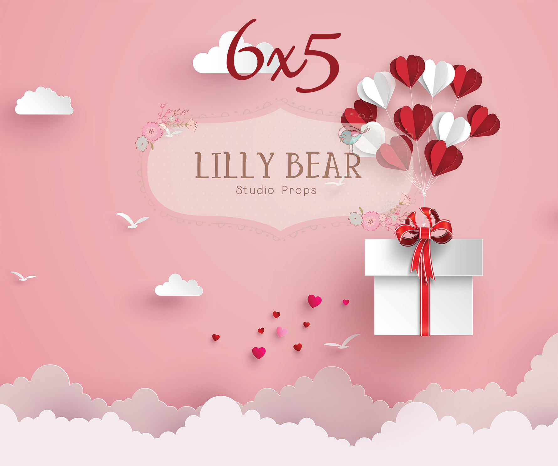 Forever Yours by Lilly Bear Studio Props sold by Lilly Bear Studio Props, FABRICS - gifts - girl - hearts - love - vale