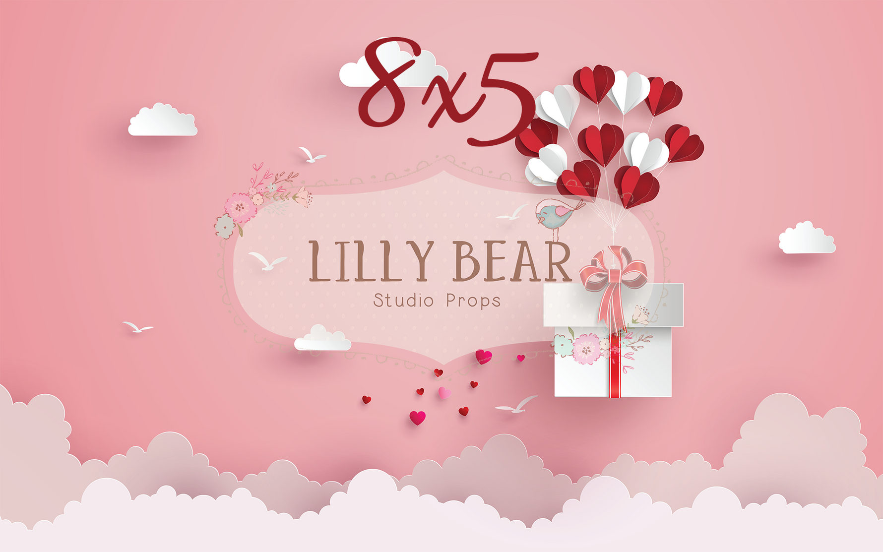 Forever Yours by Lilly Bear Studio Props sold by Lilly Bear Studio Props, FABRICS - gifts - girl - hearts - love - vale