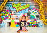Fresh Princess - Lilly Bear Studio Props, 90's, 90s tv, bel air, boom box, chain, fresh, fresh prince, fresh prince of bel air, fresh princess, gold chain, graffiti, hip hop, rap, rapper, retro, retro music, retro tv, roller skate, rubix cube, stars, stereo