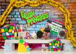 Fresh Princess - Lilly Bear Studio Props, 90's, 90s tv, bel air, boom box, chain, fresh, fresh prince, fresh prince of bel air, fresh princess, gold chain, graffiti, hip hop, rap, rapper, retro, retro music, retro tv, roller skate, rubix cube, stars, stereo
