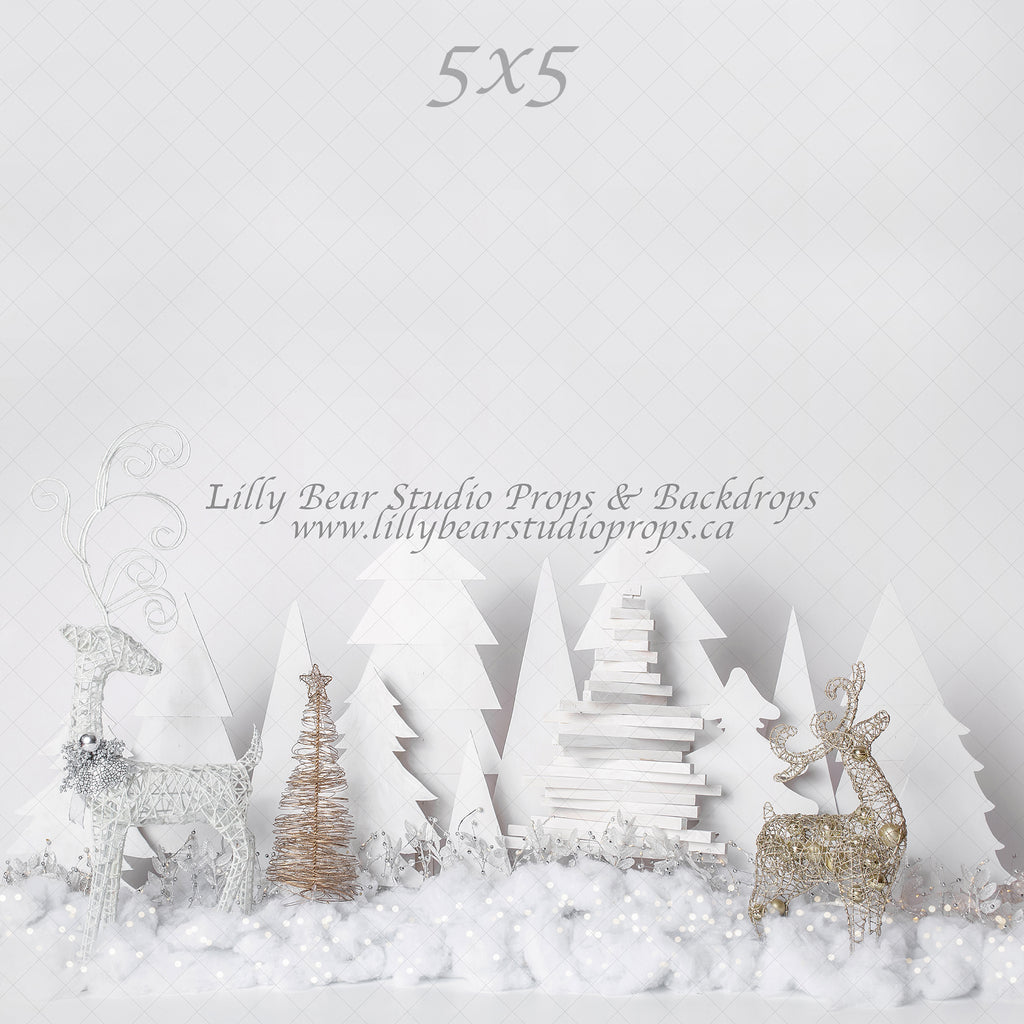 Frosted Forest Lights by EllaBean sold by Lilly Bear Studio Props, boys - cake smash - FABRICS - forest - frosted - gir