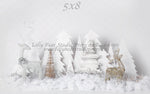 Frosted Forest Lights by EllaBean sold by Lilly Bear Studio Props, boys - cake smash - FABRICS - forest - frosted - gir