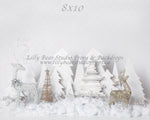 Frosted Forest Lights by EllaBean sold by Lilly Bear Studio Props, boys - cake smash - FABRICS - forest - frosted - gir