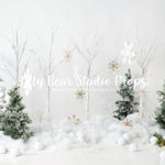 Frosted Winter - Lilly Bear Studio Props, boys, cake smash, FABRICS, forest, frosted, girls, white, winter