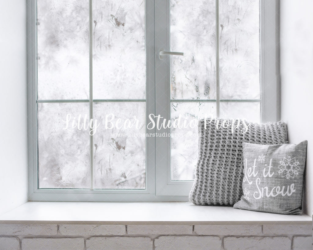 Frosty Window by Lilly Bear Studio Props sold by Lilly Bear Studio Props, christmas - holiday - winter