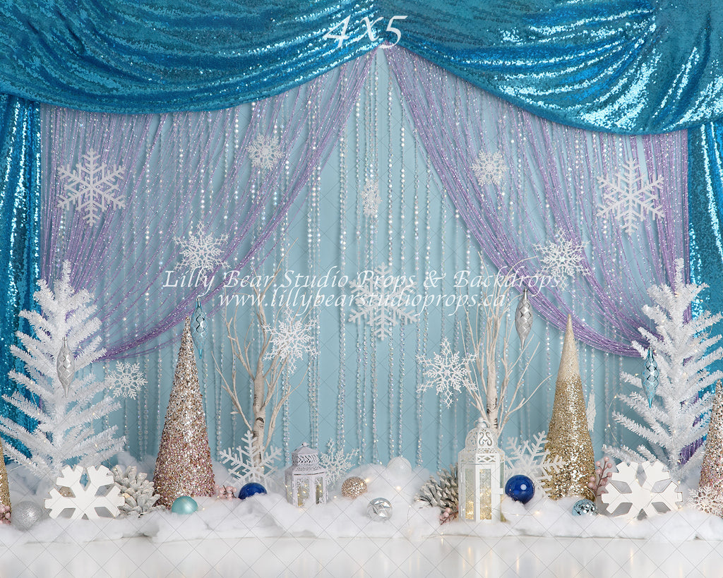 Frozen Winter by Sweet Memories Photos By Carolyn sold by Lilly Bear Studio Props, cake smash - FABRICS - frozen - girl
